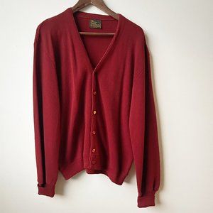 VINTAGE Cardigan Dad Retro 90s Sweater Mens Size Large Button Up EUC